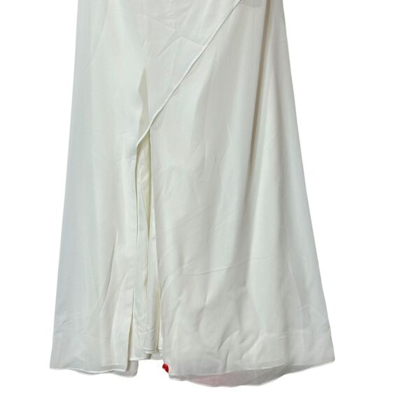 Social Bridesmaids Strapless NU-Georgette Dress Ivory 8174BL Women's 16 NWT - Picture 6 of 10